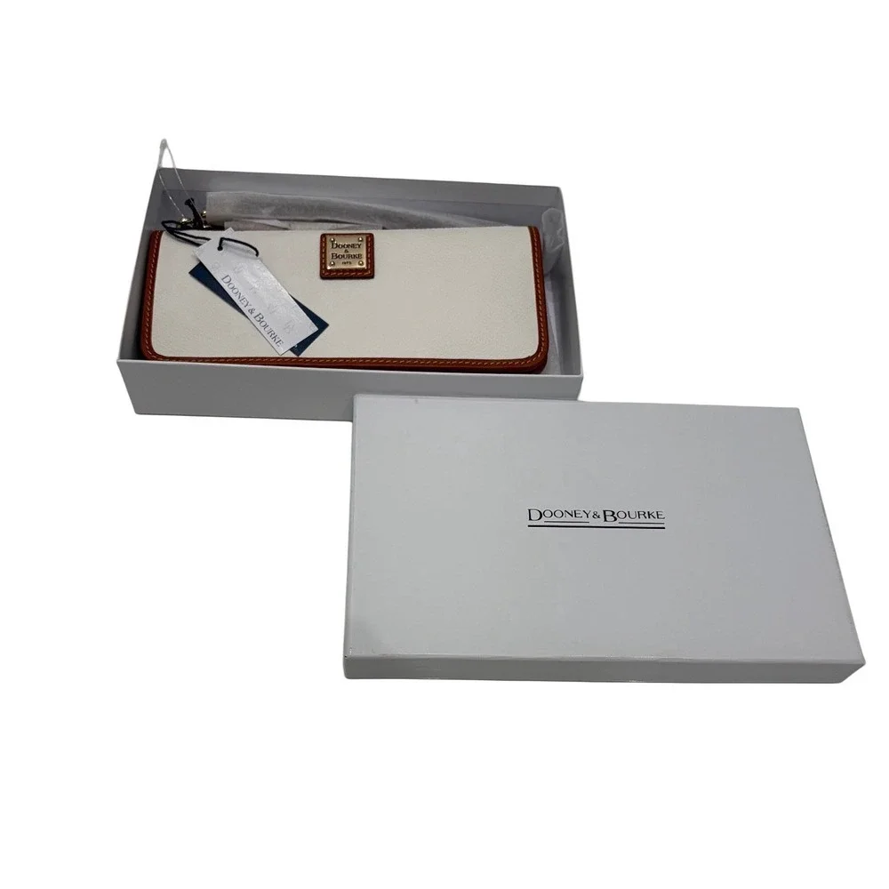Dooney & Bourke Kirby Leather Wristlet Wallet Clutch New NIB